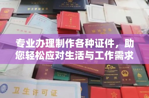 高邑专业办理制作各种证件，助您轻松应对生活与工作需求